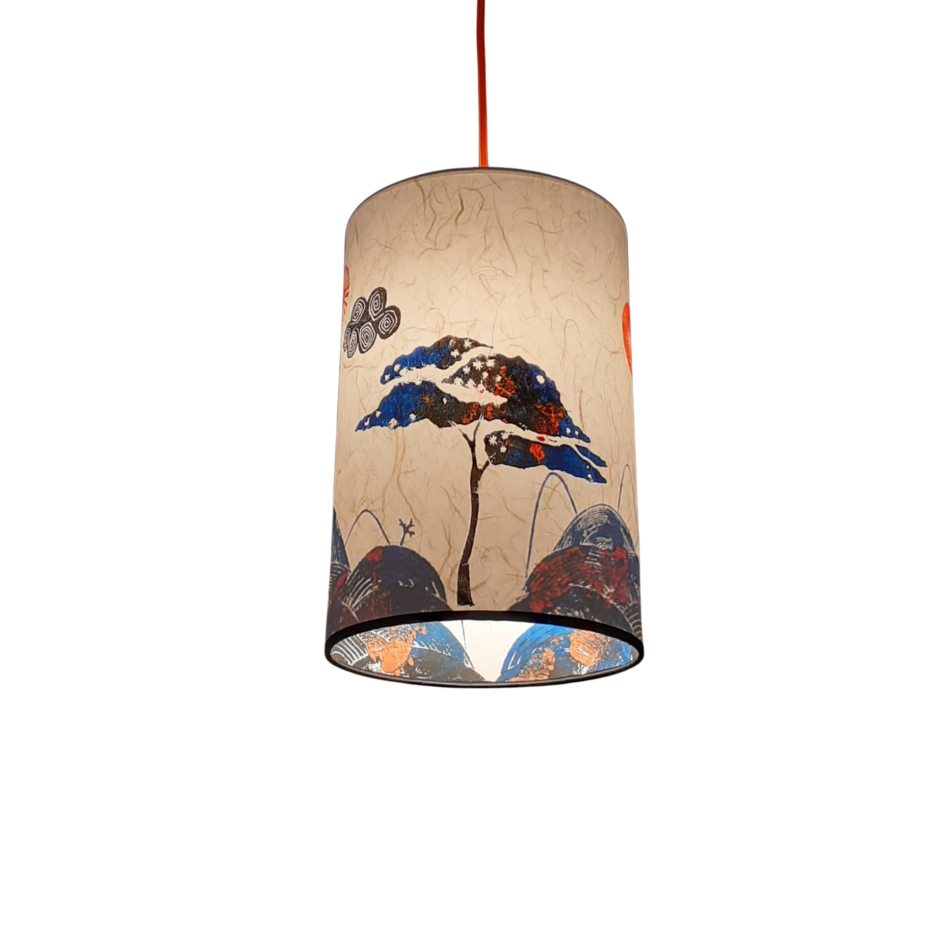 Suspension Simple Collection Voyage 001C FLEDERMAUS Luminaire Artisanal Createur Allume